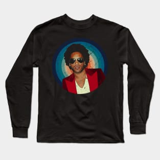 Lenny's Groove Garb Unleash the Spirit of Kravitz on Your Chest Long Sleeve T-Shirt